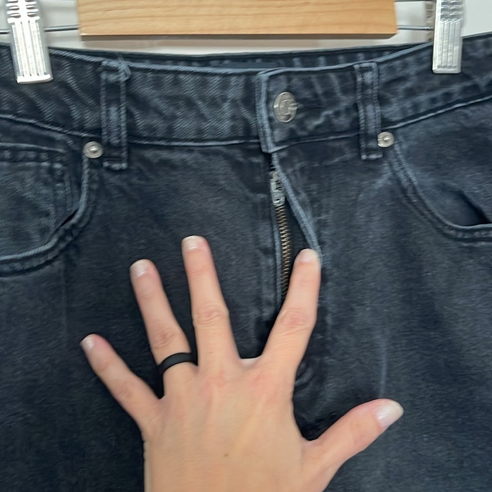 ASOS Black Wide Leg Jeans 28 - Picture 2 of 5